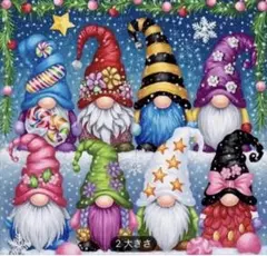 ダイヤモンドアート　クリスマス　ノーム　お守り　キット　ビーズアート　早割