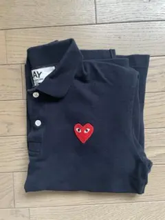 PLAY COMME des GARÇONS ポロシャツ ネイビーS