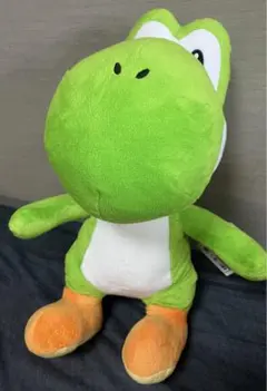 【新品タグ付き】スーパーマリオ特大サイズぬいぐるみヨッシー(立ちポーズ) 緑色