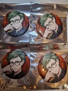 ツイステ ブレイジングジュエル POPUP 缶バッジ トレイ クローバー