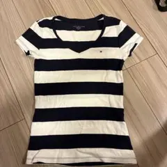 TOMMY HILFIGER ストライプ Tシャツ S/P