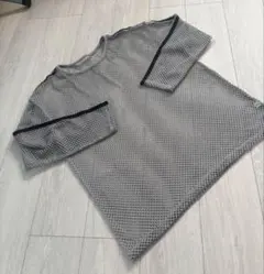 ページボーイ　メッシュトップス グレー