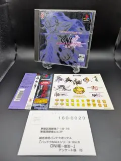 ☆美品☆ PS1 ONI零～復活～ パンドラ6 帯付き シール付き