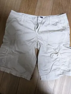 アメリカンイーグル アイボリー カーゴショートパンツ 4ポケット