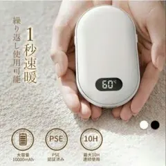 充電式カイロ 繰り返し 電気カイロ 最高60℃ 両面急速発熱 モバイル充電器