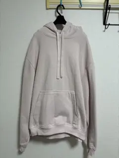 ZARA 薄いピンク フード付きパーカー M