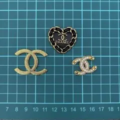 香奈兒 凸圓寶石 三件組