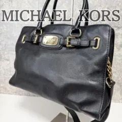 マイケルコース 2way トートバッグ ショルダーバッグ レザー ゴールド金具