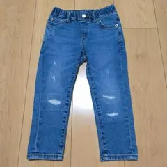 UNIQLO ダメージデニム パンツ　XS　95-110cm