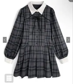 GRL チェック柄ワンピース dk1587