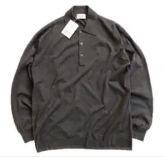 長袖ニットポロ UNITED ARROWS グレーのサムネイル