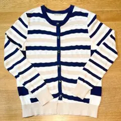 MARILYN MOON ストライプ 長袖カーディガンのサムネイル