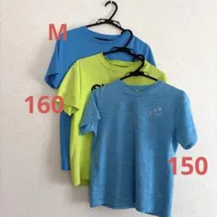 スポーツＴシャツ３枚まとめ売り　150・160・Mサイズ