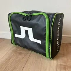 J.LINDEBERG GOLF シューズバック ビッグロゴ グリーン×ブラック
