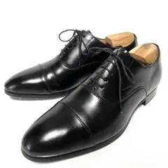 ★美品★MODELLO★ストレートチップ★25.5cm★黒　ブラック★のサムネイル