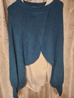 AZUL BY MOUSSY 青✨値下げ クロスニット M白タンクインナーセット