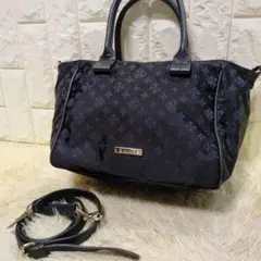 【訳あり】ラシット モノグラム 2way バッグ ナイロン ハンドバッグ