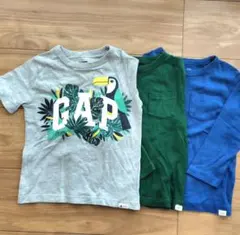 GAP Tシャツ 3枚セット 緑 青 グレー