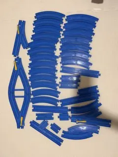 プラレール レールパーツセット 青　まとめ売り
