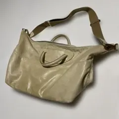 Jas m b ジャスメエムビー　クリーム　ホワイト　ショルダーバッグのサムネイル