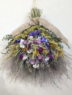 553ドライフラワースワッグ大　全長約30cm