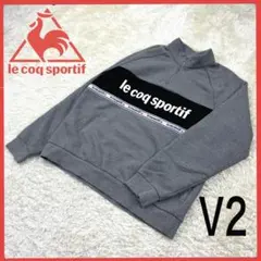 送料無料！ ルコック デカロゴ レアカラー ハーフジップ スウェット トレーナー