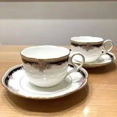 美品　NORITAKE ノリタケ　BONECHINA カップアンドソーサー