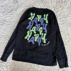 PS Paul Smith Happy バックプリント ロンT カットソー黒 Sのサムネイル