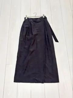 【B&Y UNITED ARROWS】セルロースブレンド ベルトラップスカートのサムネイル