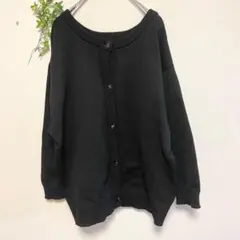 kutir クティール【F】長袖ニットカーディガンセーターゆるだぼ ボートネックのサムネイル