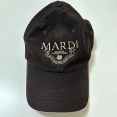 【6月末まで】Mardi Mercredi コーデュロイ キャップ ブラウンのサムネイル