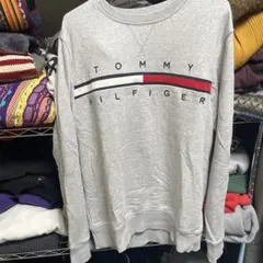 TOMMY HILFIGER グレー トレーナー L