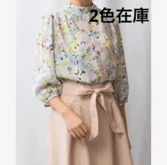 NARACAMICIE 花柄プリント七分袖プルオーバーのサムネイル