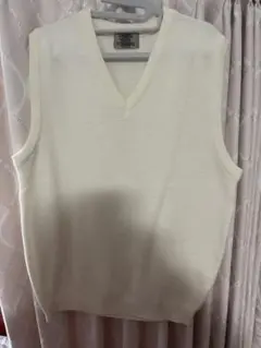 ニット ベスト アイボリー