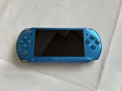 ま*ん様 【動作確認済み】美品　psp3000 本体 ブルー　モンハンカセット付