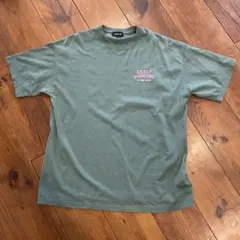 PAGEBOYLIM Tシャツ グリーン ロゴプリントのサムネイル
