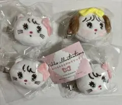 mikko ミッコ ぬいぐるみまえがみクリップ　4点セット