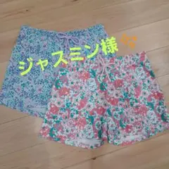 フラワープリント ショートパンツ 2枚セット　ユニクロ