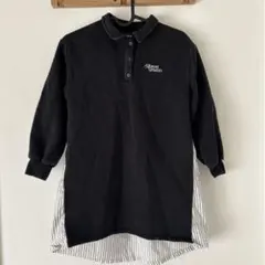 ZARA 長袖ポロシャツ 9-10歳 ブラック