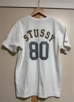 STUSSY 80 BIG 4 Tシャツ Lサイズ ホワイト