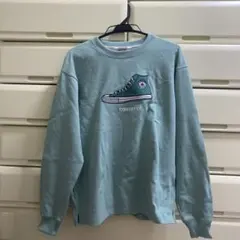 CONVERSE ミントグリーン スウェット Mサイズ