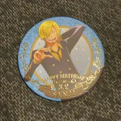 ONE PIECE ワンピース バースデージュエリー 缶バッジ 3月 サンジ
