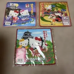 ハローキティ ご当地ハンカチ 9枚セット - メルカリ