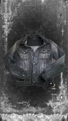 LAGUST ダメージ デニム ジャケット y2k grunge archive