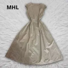 マーガレットハウエル✨ワンピース　旧タグ　ベージュ　ノースリーブ　ボタン　夏