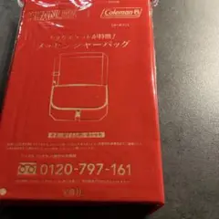 リンネル10月号　メッセンジャーバッグ