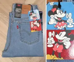 新品　LEVI'S × DISNEY HIGH-RISE BOYS デニム　Ⓗ