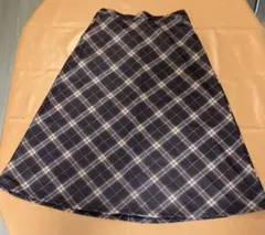 チェックスカート4 L