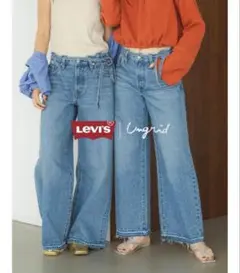 Levi's Ungrid XL STRAIGHTダメージデニムのサムネイル