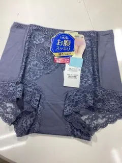 【T206】 生地2重でおなかスッキリ【L/col.56】綿混1分丈ショーツ